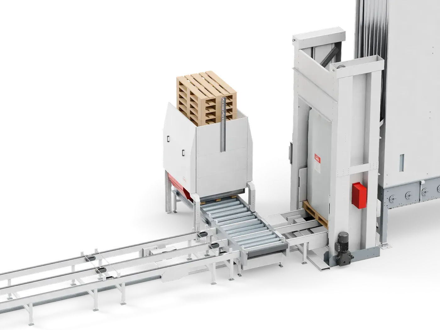 isofloc automatische Materialzuführung