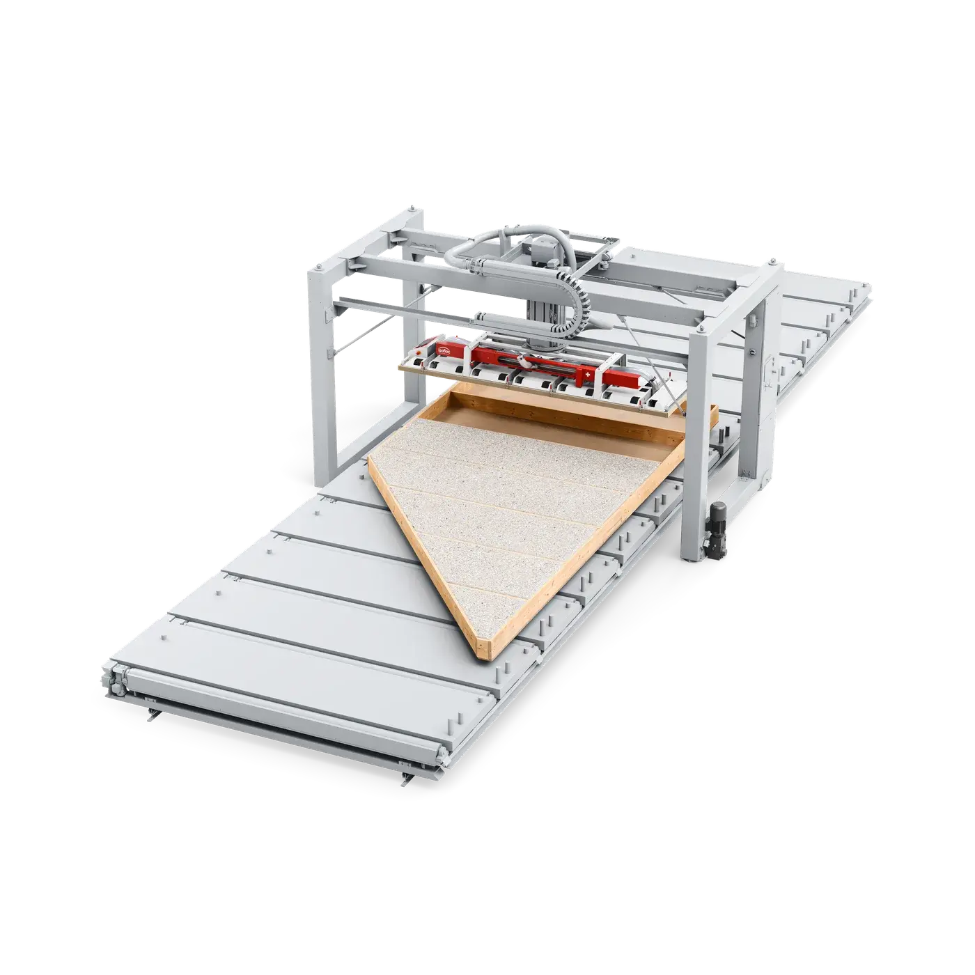 isofloc Dämmbrücke als halbautomatische Systemlösung