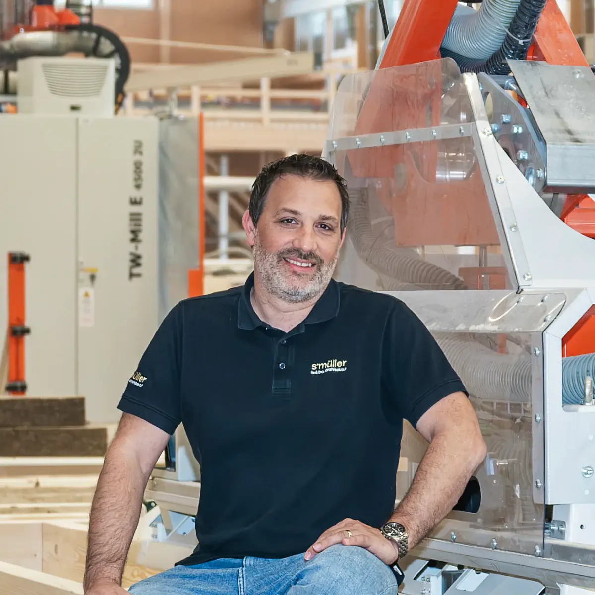 Porträt Stefan Brunner, S. Müller Holzbau AG
